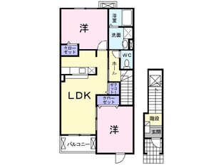 ライフサニー　Ｂの物件間取画像